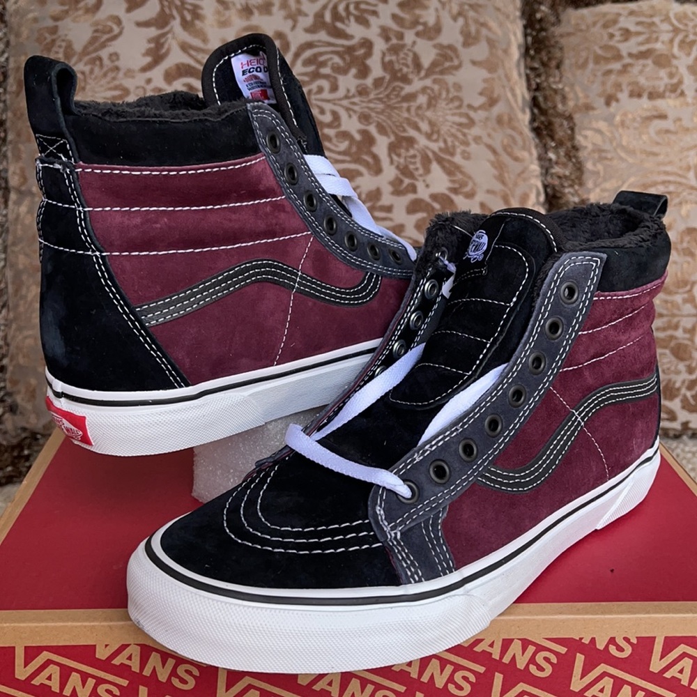 Vans Men’s Sk8-Hi Mte Port Royal/Black Boots Cold Weather Sneakers - Picture 11 of 16